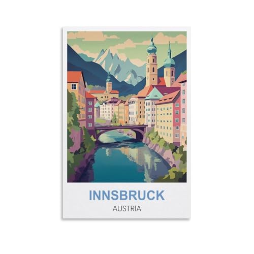 Anspruchsvolle Puzzles, Innsbruck, Österreich, Poster, Puzzle 1000 Teile für Erwachsene, anspruchsvolle Puzzlespiele, 70 x 50 cm Anspruchsvolle Puzzles, Innsbruck, Österreich, Poster, Puzzle 1000 Teile für Erwachsene, anspruchsvolle Puzzlespiele, 70 x 50 cm von AFHMZ