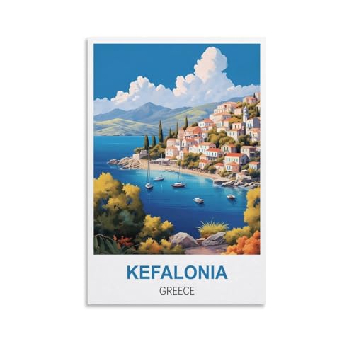 Anspruchsvolle Puzzles, Kefalonia, Griechenland, Puzzle 1000 Teile für Erwachsene, anspruchsvolle Puzzlespiele, 52 x 38 cm von AFHMZ