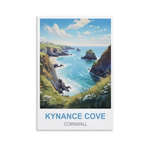Anspruchsvolle Puzzles, Kynance Cove Cornwall Puzzle 1000 Teile für Erwachsene, anspruchsvolle Puzzlespiele 38 x 26 cm von AFHMZ