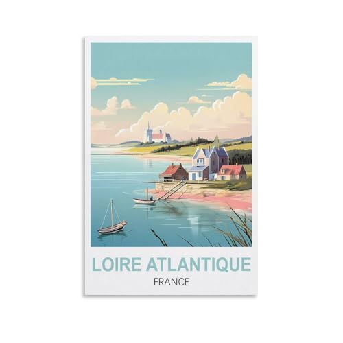 Anspruchsvolle Puzzles, Loire-Atlantique, Frankreich, Poster, Puzzle 1000 Teile für Erwachsene, anspruchsvolle Puzzlespiele, 38 x 26 cm Anspruchsvolle Puzzles, Loire-Atlantique, Frankreich, Poster, Puzzle 1000 Teile für Erwachsene, anspruchsvolle Puzzlespiele, 38 x 26 cm von AFHMZ