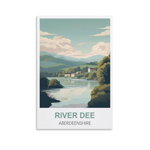 Anspruchsvolle Puzzles, River Dee Aberdeenshire Posters Puzzle 1000 Teile für Erwachsene, anspruchsvolle Puzzlespiele 70x50CM Anspruchsvolle Puzzles, River Dee Aberdeenshire Posters Puzzle 1000 Teile für Erwachsene, anspruchsvolle Puzzlespiele 70x50CM von AFHMZ