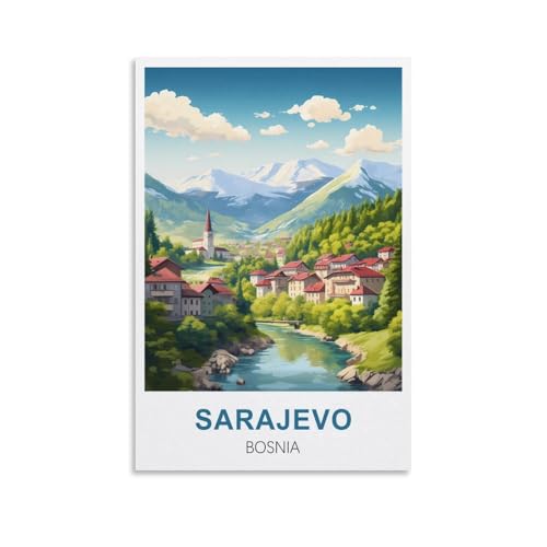 Anspruchsvolle Puzzles, Sarajevo, Bosnien, Puzzle 1000 Teile für Erwachsene, anspruchsvolle Puzzlespiele, 70 x 50 cm Anspruchsvolle Puzzles, Sarajevo, Bosnien, Puzzle 1000 Teile für Erwachsene, anspruchsvolle Puzzlespiele, 70 x 50 cm von AFHMZ