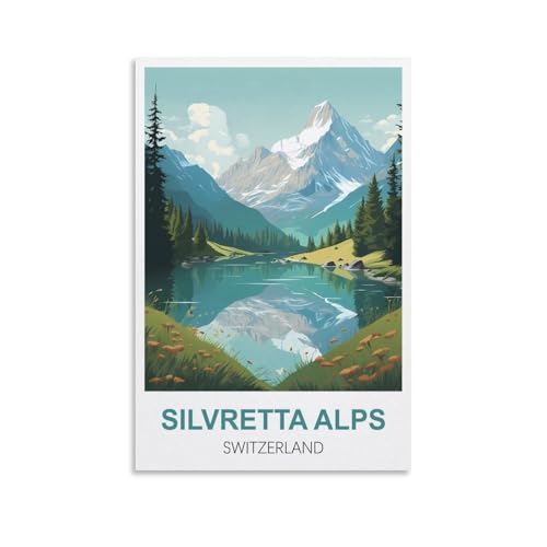 Anspruchsvolle Puzzles, Silvretta Alpen Schweiz Puzzle 1000 Teile für Erwachsene, anspruchsvolle Puzzlespiele 70 x 50 cm Anspruchsvolle Puzzles, Silvretta Alpen Schweiz Puzzle 1000 Teile für Erwachsene, anspruchsvolle Puzzlespiele 70 x 50 cm von AFHMZ