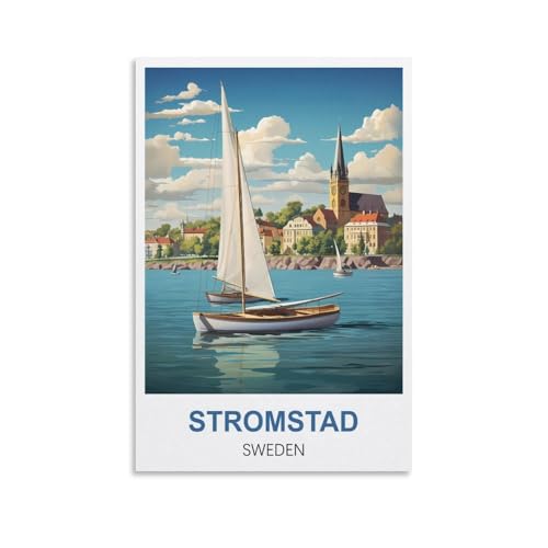 Anspruchsvolle Puzzles, Stromstad Schweden Puzzle 2000 Teile für Erwachsene, anspruchsvolle Puzzlespiele 100 x 70 cm von AFHMZ