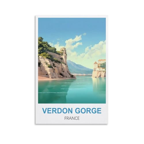 Anspruchsvolle Puzzles, Verdon-Schlucht, Frankreich, Puzzle 1000 Teile für Erwachsene, anspruchsvolle Puzzlespiele, 70 x 50 cm von AFHMZ