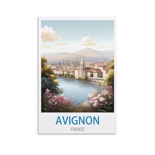 Anspruchsvolle Puzzles Avignon Frankreich Puzzle 1000 Teile für Erwachsene Anspruchsvolle Puzzlespiele 38x26CM von AFHMZ