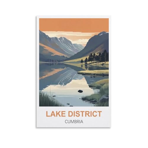Anspruchsvolle Puzzles Lake District Cumbria Puzzle 1000 Teile für Erwachsene Anspruchsvolle Puzzlespiele 52 x 38 cm von AFHMZ