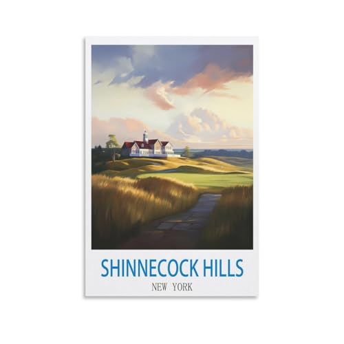 Anspruchsvolle Puzzles Shinnecock Hills New York Golf Puzzle 2000 Teile für Erwachsene Anspruchsvolle Puzzlespiele 100x70CM von AFHMZ
