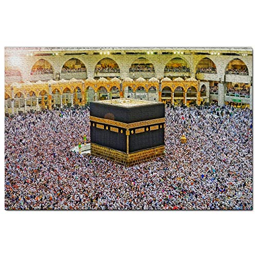 Arabien-Puzzle, 1000 Teile, Große Moschee von Mekka, Saudi-Arabien, Puzzlespiel, Kunstwerk, Reisesouvenir, 100 x 70 cm Arabien-Puzzle, 1000 Teile, Große Moschee von Mekka, Saudi-Arabien, Puzzlespiel, Kunstwerk, Reisesouvenir, 100 x 70 cm von AFHMZ