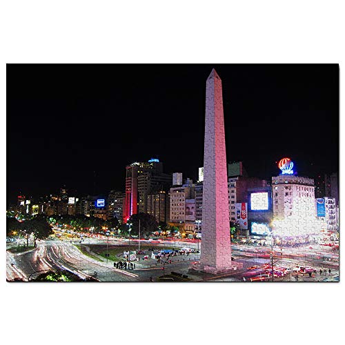 Argentinien Der Obelisk Buenos Aires Puzzle 100 Teile Spiel Kunstwerk Reise Souvenir 45,5x35,5CM von AFHMZ