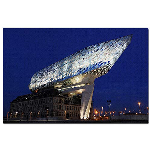 Belgien Antwerpen Puzzle 500 Teile Spiel Kunstwerk Reise Souvenir 52x38CM von AFHMZ
