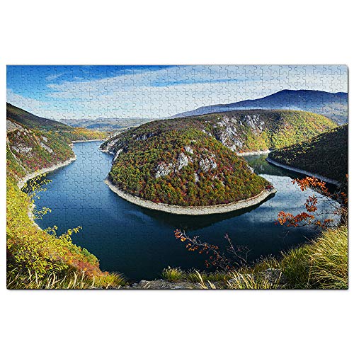 Bosnien Der Fluss Vrbas Puzzle 500 Teile Spiel Kunstwerk Reise Souvenir 52x38CM von AFHMZ