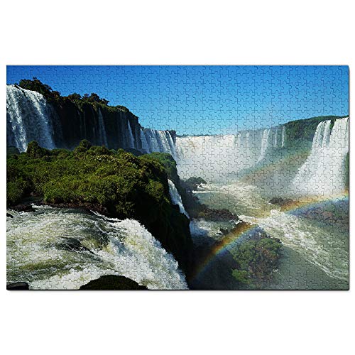 Brasilien Iguazu Falls Puzzle 500 Teile Spiel Kunstwerk Reise Souvenir 52x38CM von AFHMZ