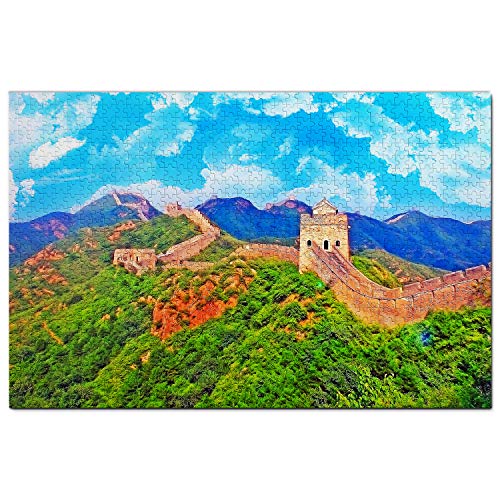 China Puzzle 1000 Teile China Große Mauer Peking Puzzlespiel Kunstwerk Reisesouvenir 100x70CM von AFHMZ