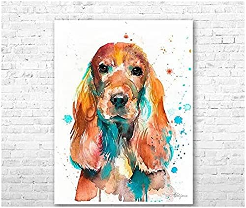DIY Papierpuzzle Riesenpuzzle für Erwachsene Hund 100 Teile Englischer Cocker Spaniel Wandaufkleber 45,5x35,5CM DIY Papierpuzzle Riesenpuzzle für Erwachsene Hund 100 Teile Englischer Cocker Spaniel Wandaufkleber 45,5x35,5CM von AFHMZ