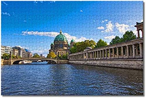Deutschland Berlin Dom Kirche Puzzle für Erwachsene Kinder 300 Teile Holzpuzzlespiel als Geschenk Heimdekoration Besondere Reisesouvenirs 38x26CM von AFHMZ