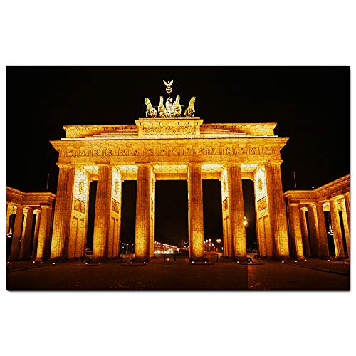Deutschland Brandenburger Tor Berlin Puzzle für Erwachsene 500 Teile Reisegeschenk Souvenir 52x38CM von AFHMZ