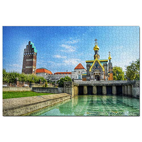 Deutschland Darmstadt Puzzle 1000 Teile Spiel Kunstwerk Reise Souvenir 38x26CM von AFHMZ