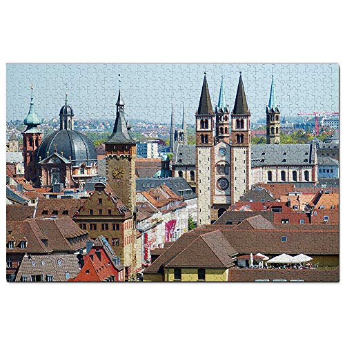 Deutschland Würzburg Puzzle für Erwachsene 100 Teile Reisegeschenk Souvenir 45,5x35,5CM von AFHMZ