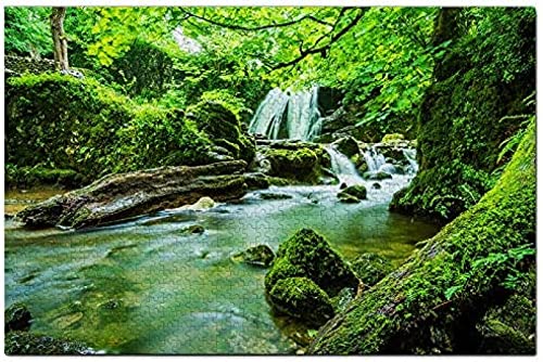 England Janet's FOSS Malham Skipton Yorkshire Puzzle für Erwachsene, 100-teilig, aus Holz, Reisegeschenk, Souvenir, 45,5 x 35,5 cm von AFHMZ