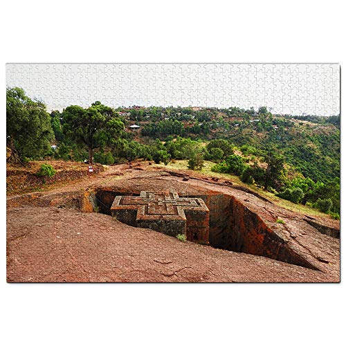 Felsenkirchen von Lalibela, Äthiopien, Puzzle für Erwachsene, 100 Teile, Reisegeschenk, Souvenir, 45,5 x 35,5 cm Felsenkirchen von Lalibela, Äthiopien, Puzzle für Erwachsene, 100 Teile, Reisegeschenk, Souvenir, 45,5 x 35,5 cm von AFHMZ