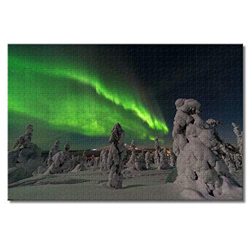 Finnland Aurora Lappland Puzzle für Erwachsene und Kinder, 2000 Teile, Puzzlespiel als Geschenk, Heimdekoration, besondere Reisesouvenirs, 100 x 70 cm Finnland Aurora Lappland Puzzle für Erwachsene und Kinder, 2000 Teile, Puzzlespiel als Geschenk, Heimdekoration, besondere Reisesouvenirs, 100 x 70 cm von AFHMZ