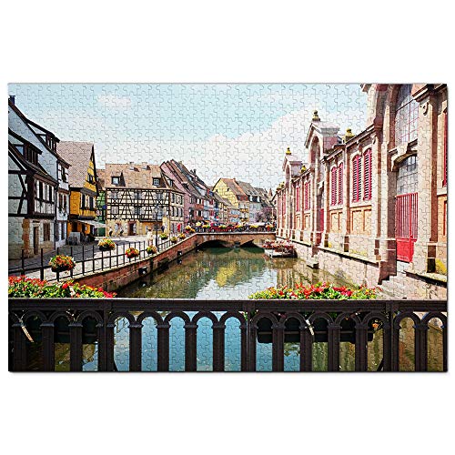 Frankreich Altstadt, Kleines Venedig, Colmar, Puzzle, 1000 Teile, Spiel, Kunstwerk, Reise-Souvenir, 100 x 70 cm Frankreich Altstadt, Kleines Venedig, Colmar, Puzzle, 1000 Teile, Spiel, Kunstwerk, Reise-Souvenir, 100 x 70 cm von AFHMZ