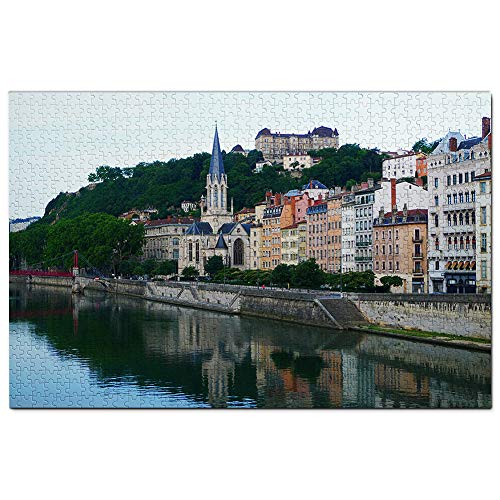 Frankreich Altstadt Lyon Puzzle 500 Teile Spiel Kunstwerk Reise Souvenir 52x38CM von AFHMZ