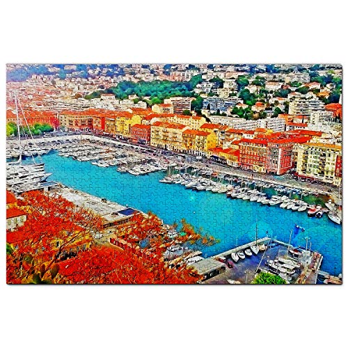 Frankreich-Puzzle, 300 Teile, Frankreich, Altstadt, schönes Puzzlespiel, Kunstwerk, Reise-Souvenir, 38 x 26 cm Frankreich-Puzzle, 300 Teile, Frankreich, Altstadt, schönes Puzzlespiel, Kunstwerk, Reise-Souvenir, 38 x 26 cm von AFHMZ