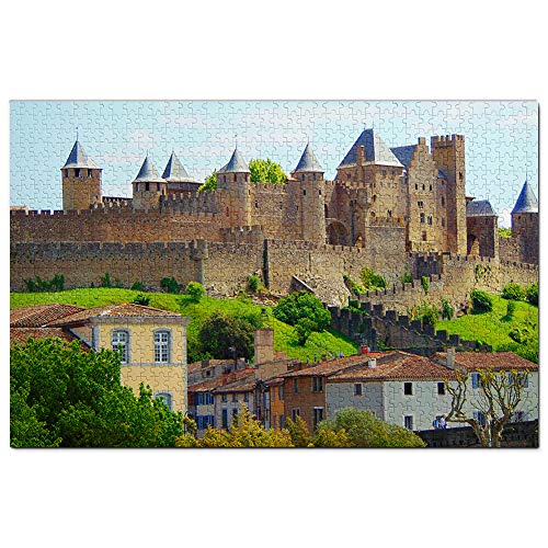 Frankreich-Schloss Carcassonne, Puzzle für Erwachsene, 300 Teile, Reisegeschenk, Souvenir, 38 x 26 cm Frankreich-Schloss Carcassonne, Puzzle für Erwachsene, 300 Teile, Reisegeschenk, Souvenir, 38 x 26 cm von AFHMZ