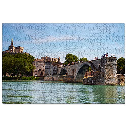 Frankreich: Die Brücke von Avignon, Puzzle für Erwachsene, 500 Teile, Reisegeschenk, Souvenir, 52 x 38 cm Frankreich: Die Brücke von Avignon, Puzzle für Erwachsene, 500 Teile, Reisegeschenk, Souvenir, 52 x 38 cm von AFHMZ