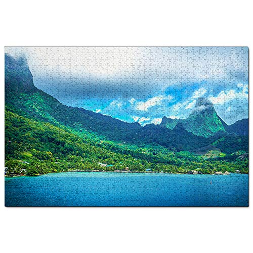 Französisch-Polynesien Moorea Puzzle 1000 Teile Spiel Kunstwerk Reise Souvenir 100x70CM von AFHMZ