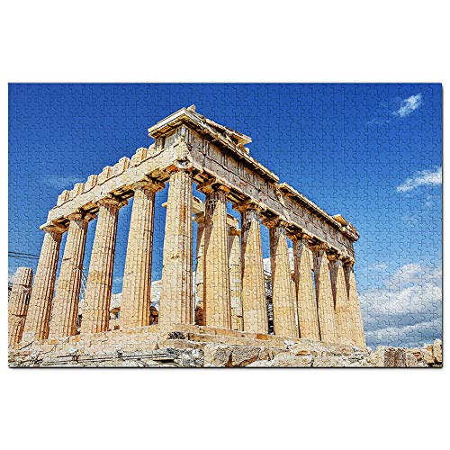 Griechenland Parthenon Athen Puzzle 300 Teile Spiel Kunstwerk Reise Souvenir 38x26CM von AFHMZ
