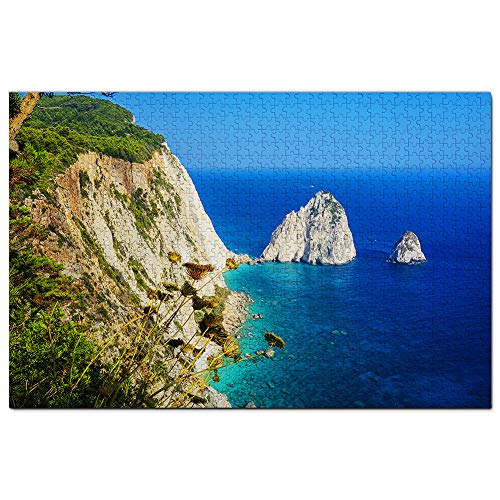Griechenland Zakynthos Kreta Puzzle 500 Teile Spiel Kunstwerk Reise Souvenir 52x38CM von AFHMZ