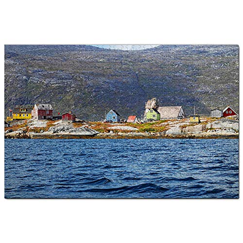 Grönland Dänemark Nanortalik Puzzle 300 Teile Spiel Kunstwerk Reise Souvenir 38x26CM von AFHMZ