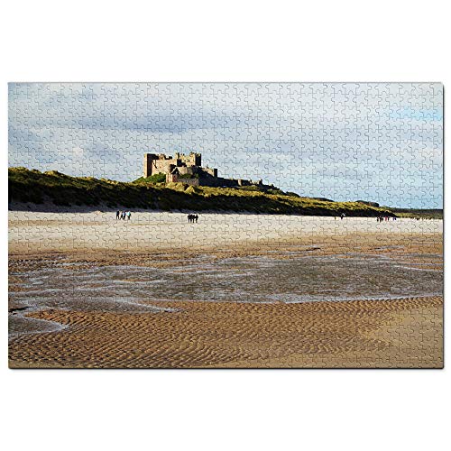 Großbritannien, England, Bamburgh Castle, Küste, Strand, Northumberland, Puzzle, 300 Teile, Spiel, Kunstwerk, Reise-Souvenir, 38 x 26 cm Großbritannien, England, Bamburgh Castle, Küste, Strand, Northumberland, Puzzle, 300 Teile, Spiel, Kunstwerk, Reise-Souvenir, 38 x 26 cm von AFHMZ