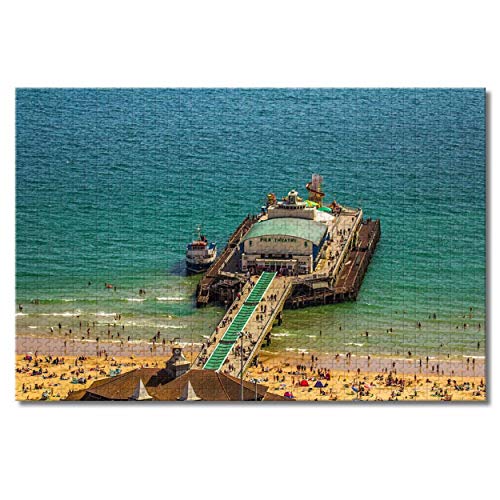 Großbritannien, England, Bournemouth Pier, Puzzle für Erwachsene und Kinder, 500 Teile, Puzzlespiel als Geschenk, Heimdekoration, besondere Reisesouvenirs, 52 x 38 cm Großbritannien, England, Bournemouth Pier, Puzzle für Erwachsene und Kinder, 500 Teile, Puzzlespiel als Geschenk, Heimdekoration, besondere Reisesouvenirs, 52 x 38 cm von AFHMZ