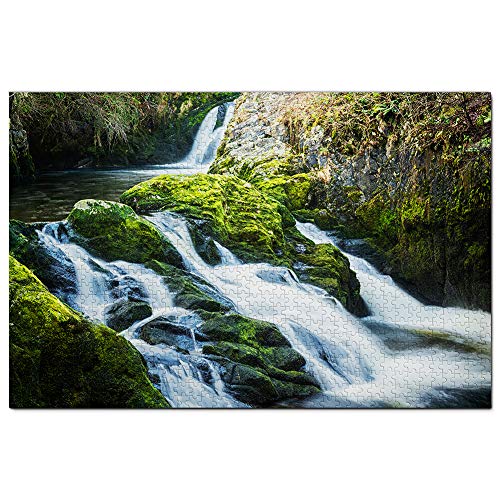 Großbritannien, England, Ingleton Waterfall Trail, Yorkshire, Puzzle für Erwachsene, 500 Teile, Reisegeschenk, Souvenir, 52 x 38 cm Großbritannien, England, Ingleton Waterfall Trail, Yorkshire, Puzzle für Erwachsene, 500 Teile, Reisegeschenk, Souvenir, 52 x 38 cm von AFHMZ