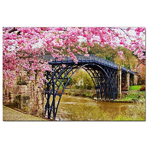 Großbritannien, England, die Iron Bridge und das Tollhouse Telford, Puzzle, 100 Teile, Spiel, Kunstwerk, Reisesouvenir, 45,5 x 35,5 cm Großbritannien, England, die Iron Bridge und das Tollhouse Telford, Puzzle, 100 Teile, Spiel, Kunstwerk, Reisesouvenir, 45,5 x 35,5 cm von AFHMZ