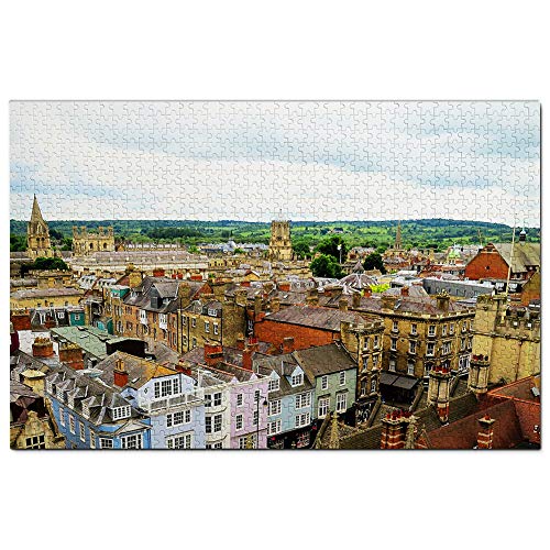Großbritannien England Oxford Castle Puzzle 1000 Teile Spiel Kunstwerk Reise Souvenir 38x26CM von AFHMZ