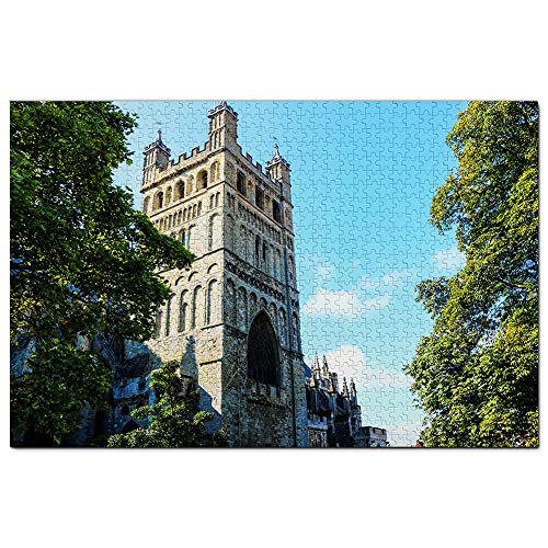 Großbritannien England Powderham Castle Exeter Puzzle 1000 Teile Spiel Kunstwerk Reise Souvenir 38x26CM von AFHMZ