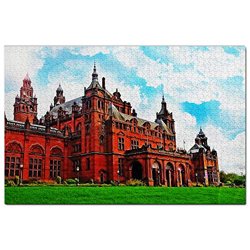 Großbritannien-Puzzle, 500 Teile, Großbritannien, England, Kelvingrove Art Gallery & Museum, Glasgow, Puzzlespiel, Kunstwerk, Reise-Souvenir, 52 x 38 cm von AFHMZ