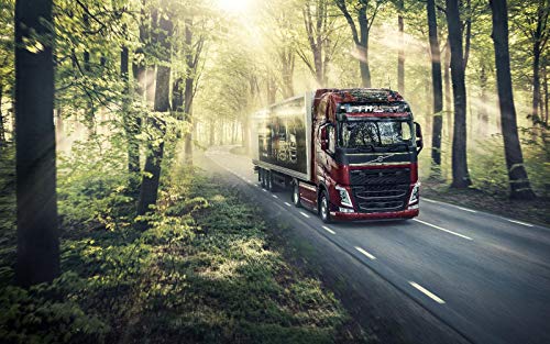 Großer LKW auf der Waldstraße - Puzzle für Erwachsene 2000-teiliges DIY-Puzzle Kinderspielzeug 70x100CM von AFHMZ