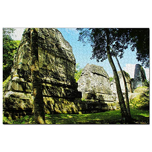 Guatemala Tikal Puzzle 100 Teile Spiel Kunstwerk Reise Souvenir 45,5x35,5 cm von AFHMZ
