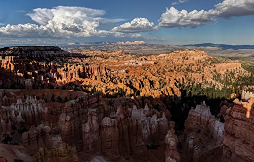 Hobby-Puzzle für Erwachsene, 100 Teile, Naturschönheit, Felsen, USA, Utah, Bryce Canyon, 45,5 x 35,5 cm von AFHMZ