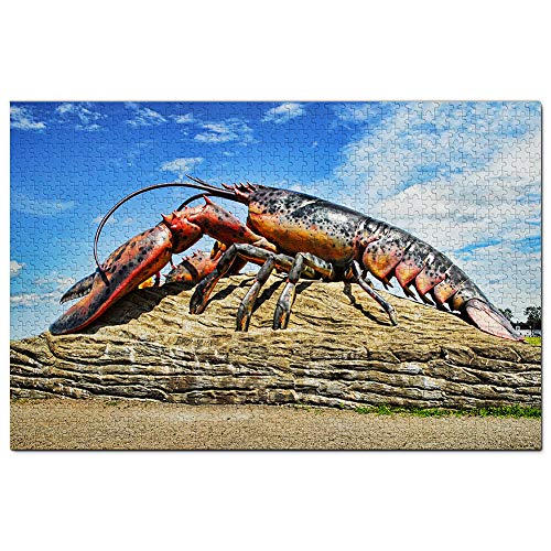 Hummer-Puzzle Kanada Shediac New Brunswick 100 Teile Kunstspiel Reisesouvenir 45,5 x 35,5 cm von AFHMZ