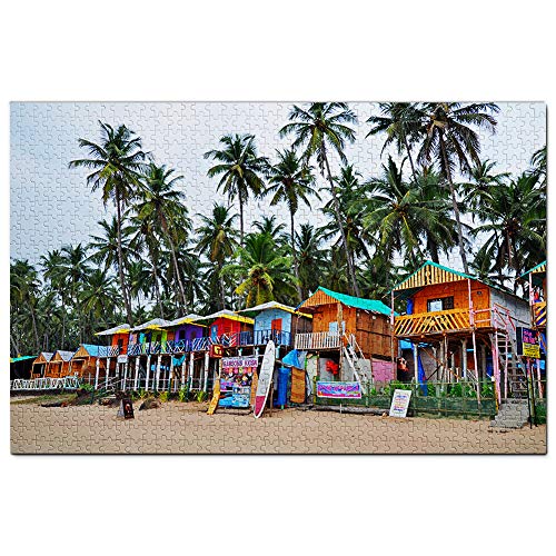 Indien Goa Strand Puzzle 500 Teile Spiel Kunstwerk Reise Souvenir 52x38CM von AFHMZ