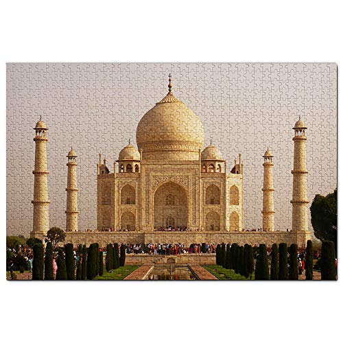 Indien Taj Mahal Puzzle 100 Teile Spiel Kunstwerk Reise Souvenir 45,5x35,5 cm von AFHMZ