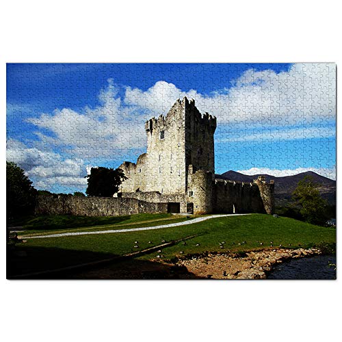 Irland Ross Castle Killarney Puzzle für Erwachsene, 200 Teile, Reisegeschenk, Souvenir, 35 x 25 cm von AFHMZ