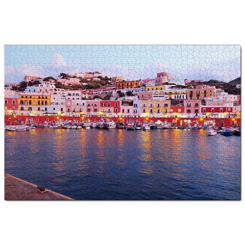 Italien, Hafen der Pontinischen Insel Ponza, Puzzle, 1000 Teile, Spiel, Kunstwerk, Reise-Souvenir, 38 x 26 cm Italien, Hafen der Pontinischen Insel Ponza, Puzzle, 1000 Teile, Spiel, Kunstwerk, Reise-Souvenir, 38 x 26 cm von AFHMZ